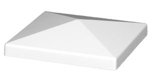 3.5" Sq. Flat Post Cap -External