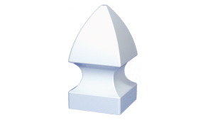 3.5" Sq. Gothic Post Cap
