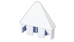 0.875" x 3" Sharp Picket  Cap -Thin Wall