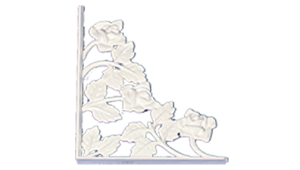Rose Scroll - Small Decorative Insert