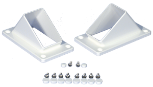 2" x 3.5" Stair Rail Handrail Bracket Kit