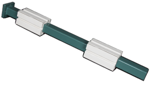 Blu-Mount 42" Heavy Duty For 5" Post w/ PVC Guides