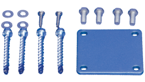 Blu-Mount Post Mount Hardware Concrete