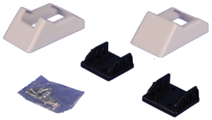 2" x 3.5" Covered Handrail Stair Bracket Kit -(2pc)