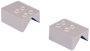 2" x 3.5" Covered Handrail Bracket 45° Adapter Kit