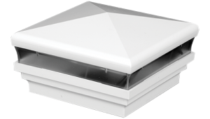 5.625" Sq. Neptune Low Voltage Light Post Cap