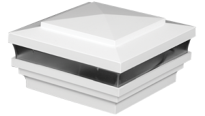 5.625" Sq. Cape May Low Voltage Light Post Cap