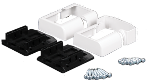 T-Rail Covered Bracket Kit -(3pc)
