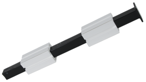 36" Post Mount General Purpose w/ 5" PVC Guides-(Galvanized)