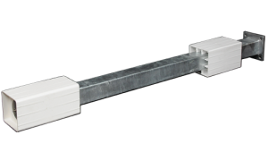 36" Angle Wizard Post Mount General Purpose w/ 5" Top Leveling Guide -(Galvanized)