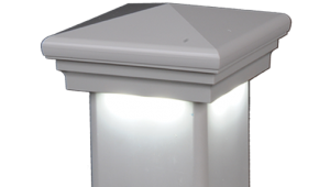 4" Sq. Neptune Downward Low Voltage Light Post Cap