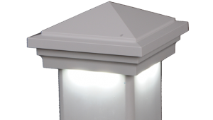 4" Sq. Haven Downward Low Voltage Light Post Cap