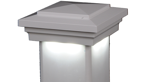 5" Sq. Cape May Downward Low Voltage Light Post Cap