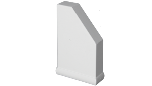 2" x 6" Classic Pergola End Cap-External