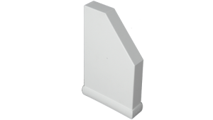 2" x 8" Classic Pergola End Cap-External