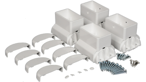 2" x 3.5" Angle Wizard Horizontal Porch Bracket Kit -(4pk)