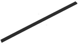 96" Under Rail Lighting U-Channel (Black)