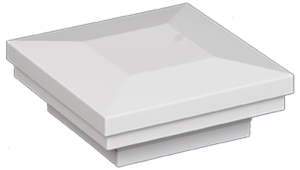3.5" Sq. Ornamental Post Cap