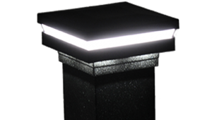 2.5" Sq. Ornamental Low Voltage Combo Post Cap
