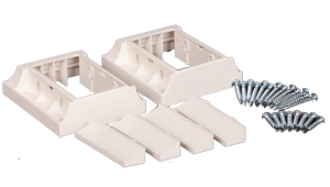 2" x 3.5"  Deck Board Rail Bracket w/Covers -Kit