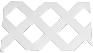 12" X 96" Standard Diamond Lattice Panel