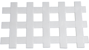 12" X 96" Square Standard Lattice Panel w/Border