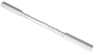 1.5" Sq. x 32" Colonial Thermo Form Spindle
