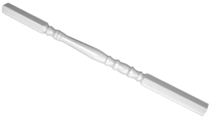 1.375" Sq. x 32" Colonial Thermo Form Spindle