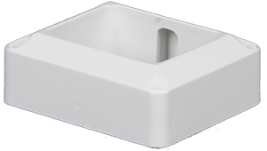 2.125" x 2.625" Flat Rail Bracket -(Tall)