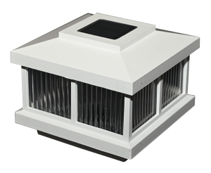 4" Sq. Cambridge Solar Light Post Cap
