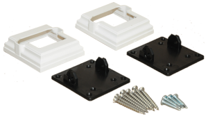 3" x 2" Contour T-Rail Flat Bracket Kit -(2pc)