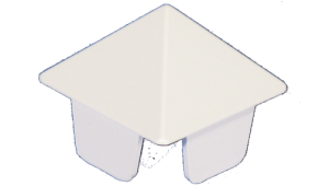 1.375" Sq. Sharp Picket Cap -Thin Wall
