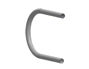 Handicap Loop - 19-3/4" x 16-7/8" x 1-1/2” O.D.