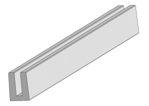 2D Lattice U-Channel -96"