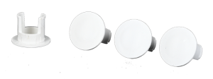 Solid Rail End Cap -4 Pack