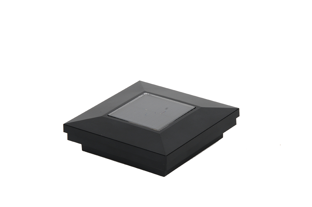 3.25" Sq. Ornamental Solar Light Post Cap